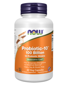 NOW Foods Probiotic-10™ 100 Billion - 60 Veg Capsules