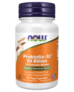 NOW Foods Probiotic-10™ 50 Billion - 50 Veg Capsules