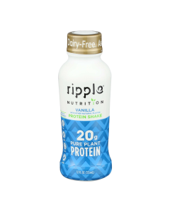 Ripple Nutrition Vanilla Protein Shake - Front view