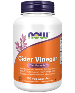 NOW Foods Cider Vinegar - 180 Veg Capsules
