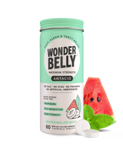 Wonderbelly Maximum Strength Watermelon Mint Antacids - Front view