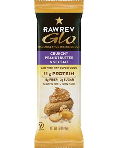 Raw Rev Glo Crunchy Peanut Butter & Sea Salt Bar