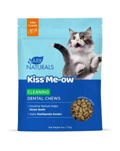 Ark Naturals Kiss Me-Ow Cleaning Tuna Dental Chews - Front view