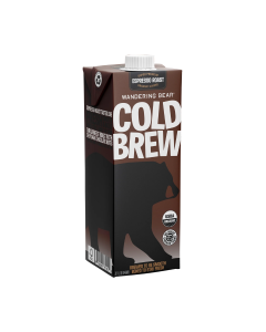 Wandering Bear Coffee Cold Brew Coffee Espresso Roast - Front view