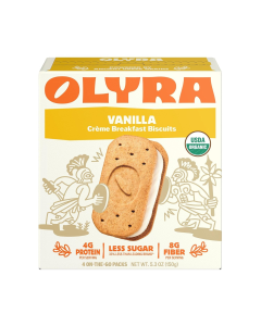 Olyra Creme Breakfast Biscuits Vanilla - Front view