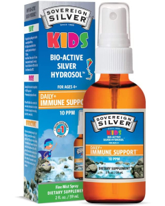 Sovereign Silver Bio-Active Silver Hydrosol Kids Spray 10ppm, 2 oz.