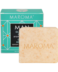 Maroma Olibanum Citrus Face & Body Soap - Front view