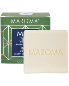 Maroma Tonka Vetiver Face & Body Soap - Front view