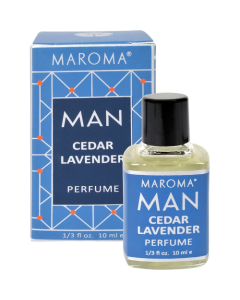 Maroma Cedar Lavender Perfume Oil - Front view