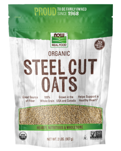 NOW Foods Steel Cut Oats, Organic - 2 lb.
