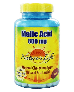 Nature's Life Malic Acid, 100 Vegetable Capsules