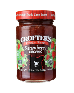 Crofter's Organic Premium Spread Strawberry - Front view