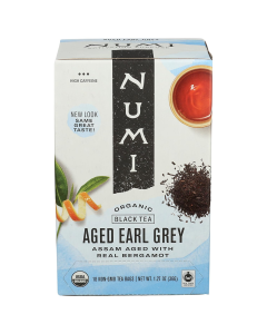 Numi Organic Black Tea Aged Earl Grey - Front view