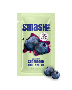 Smash Foods Chia Blueberry Superfood Fruit Spread - Front view