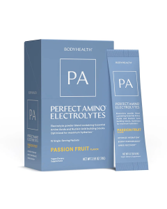 BodyHealth Perfect Amino Electrolytes Passion Fruit Packets - Front view