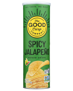 The Good Crisp Company Potato Crisps Jalapeno, 5.6oz.