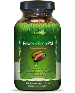 Irwin Naturals Power to Sleep PM 6mg Melatonin, 60 sg. 