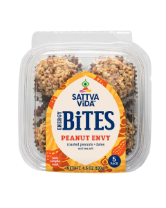 Sattva Vida Peanut Envy Energy Bites - Front view