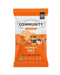 Community Snacks Kettle Cooked Potato Chips, Honey BBQ, 5 oz.