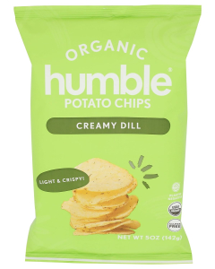 Humble Organic Creamy Dill Potato Chips, 5 oz.