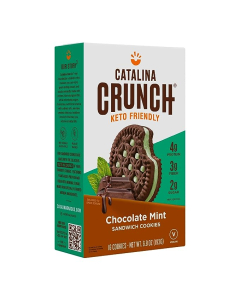 Catalina Crunch Keto Sandwich Cookies, Chocolate Mint, 6.8 oz.