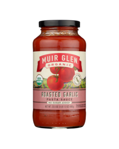 Muir Glen Roasted Garlic Pasta Sauce - Front view