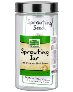 NOW Foods Sprouting Jar - 1/2 Gallon 