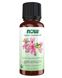 NOW Foods Geranium Oil, Organic - 1 fl. oz.