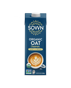 Sown Organic Sweet & Creamy Oat Creamer - Front view