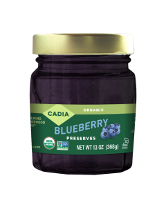 Cadia Organic Blueberry Preserves, 13 oz.