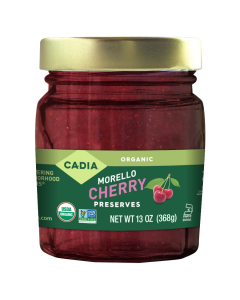 Cadia Organic Morello Cherry Preserves - Front view