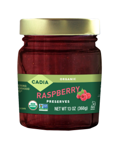 Cadia Organic Raspberry Preserves - Front view