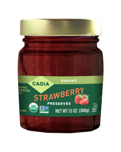 Cadia Organic Strawberry Preserves, 13 oz.