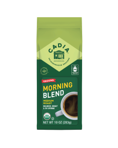 Cadia Organic Medium Roast Coffee – Morning Blend - Front view