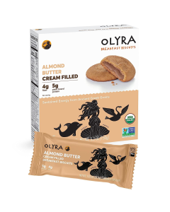 Olyra Almond Butter Filled Breakfast Biscuits - Front view