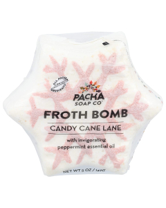 Pacha Candy Cane Lane Snowflake Froth Bomb - Front view