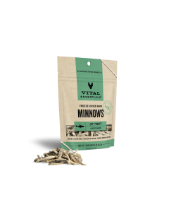 Vital Essentials Freeze Dried Raw Minnows Cat Treat - Front view