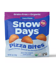 Snow Days Frozen Organic Taco Pizza Bites - Front view