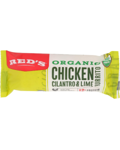 Reds Organic Cilantro Lime Chicken Burrito - Front view