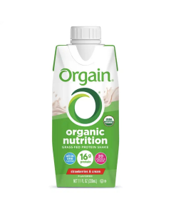 Orgain Organic Nutrition Protein Shake Strawberries & Cream - Front view