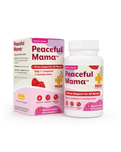 Redd Remedies Peaceful Mama 30 Vegetarian Capsules - Front view