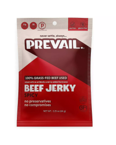 Prevail Spicy Beef Jerky - Front view