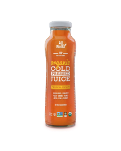 Allwello Organic Cold-Pressed Tropical Escape Juice - Front view