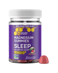 Natural Stacks Sleep Magnesium Gummies - Front view