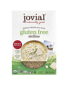 Jovial Organic Brown Rice Pasta Stelline - Front view