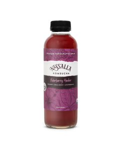 NessAlla Kombucha Elderberry Healer - Front view