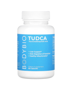 Bodybio Tudca (Tauroursodeoxycholic Acid) - Front view