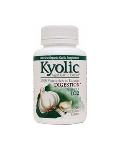 Kyolic Formula 102 Aged Garlic with Enzymes 200 tabs