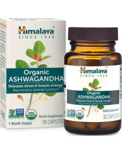 Himalaya Organic Ashwagandha, 30 Caplets