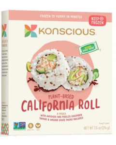 Konscious Plant-Based California Rolls, 7.5 oz.
